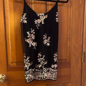 Elegant Black and Gold Embellished shirt